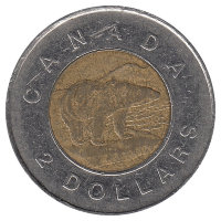 Канада 2 доллара 1996 год
