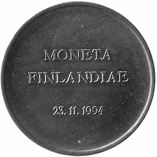 Финляндия жетон монетного двора 1994 год