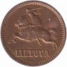Литва 1 цент 1936 год