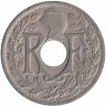 Франция 10 сантимов 1922 год (рог)