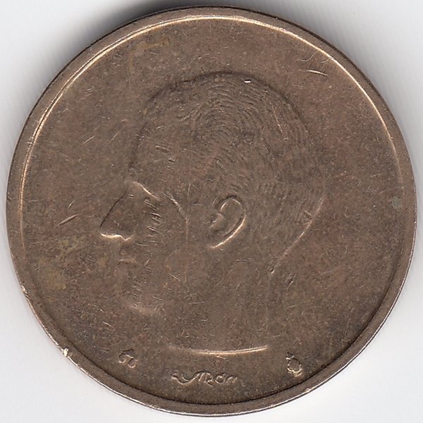 Бельгия (Belgique) 20 франков 1993 год