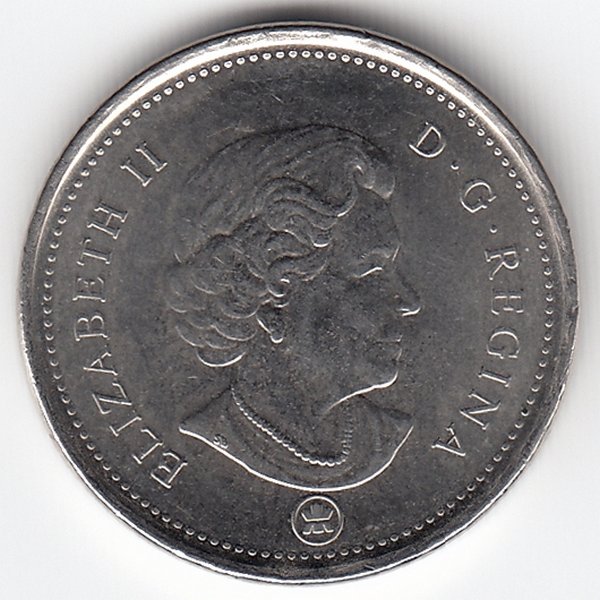 Канада 5 центов 2008 год