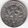 США 10 центов 1988 год (P)