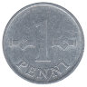 Финляндия 1 пенни 1970 год