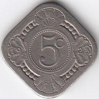 Нидерланды 5 центов 1923 год