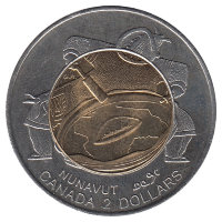 Канада 2 доллара 1999 год (UNC)