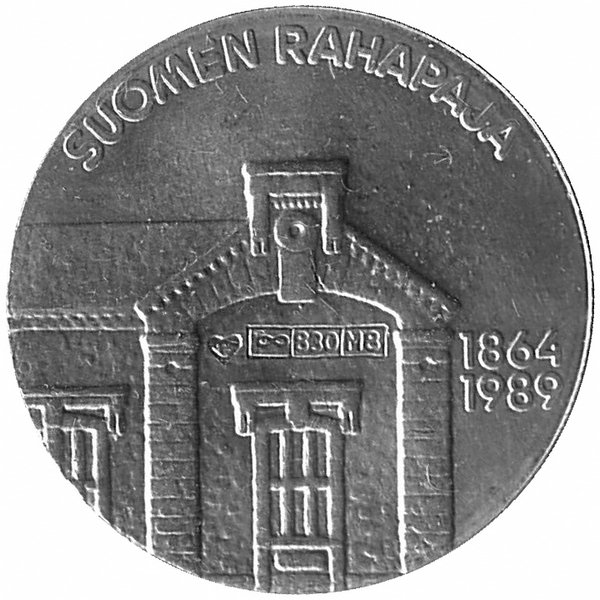 Финляндия жетон монетного двора 1989 год