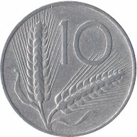 Италия 10 лир 1951 год