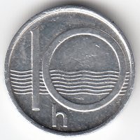 Чехия 10 геллеров 1997 год