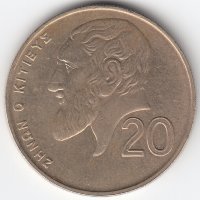 Кипр 20 центов 2001 год