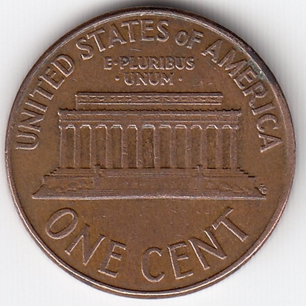 США 1 цент 1960 год (D)