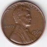 США 1 цент 1960 год (D)