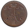 Финляндия (Великое княжество) 1 пенни 1893 год