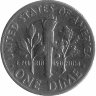 США 10 центов 1972 год