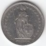 Швейцария 1 франк 1992 год