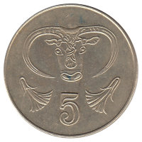 Кипр 5 центов 2004 год