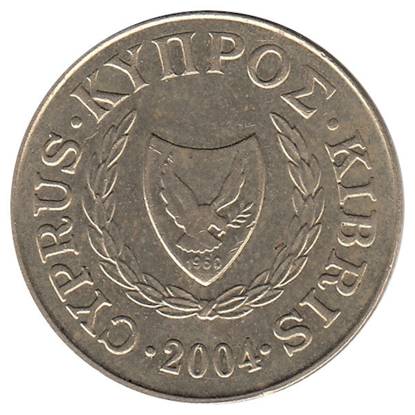 Кипр 5 центов 2004 год