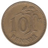 Финляндия 10 пенни 1971 год