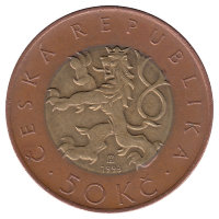Чехия 50 крон 1993 год