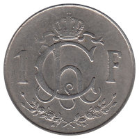 Люксембург 1 франк 1957 год