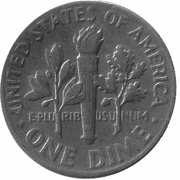 США 10 центов 1974 год