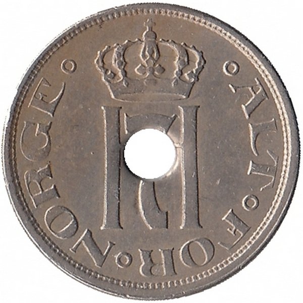Норвегия 25 эре 1923 год