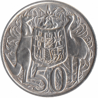 Австралия 50 центов 1966 год