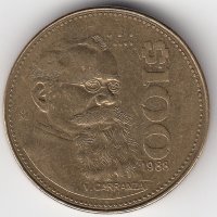 Мексика 100 песо 1988 год