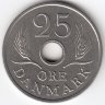 Дания 25 эре 1971 год