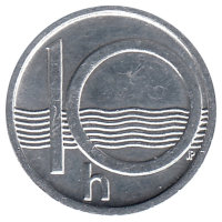 Чехия 10 геллеров 2002 год (UNC)