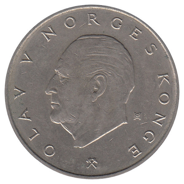 Норвегия 5 крон 1976 год