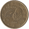 Испания 10 евроцентов 1999 год