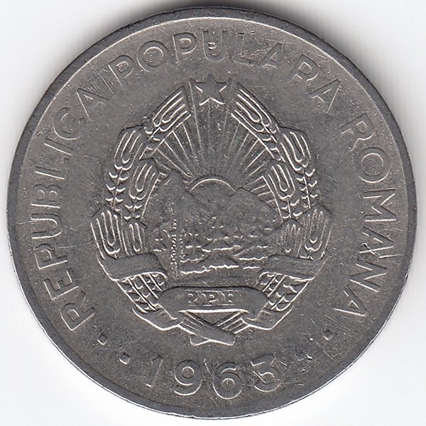 Румыния 1 лей 1963 год