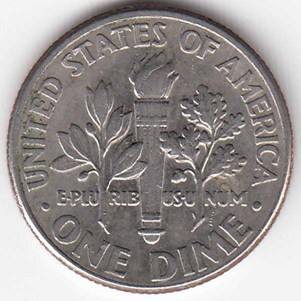 США 10 центов 1999 год (D)