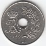 Дания 25 эре 1972 год