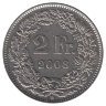Швейцария 2 франка 2008 год