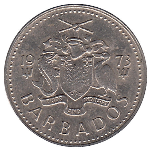 Барбадос 10 центов 1973 год