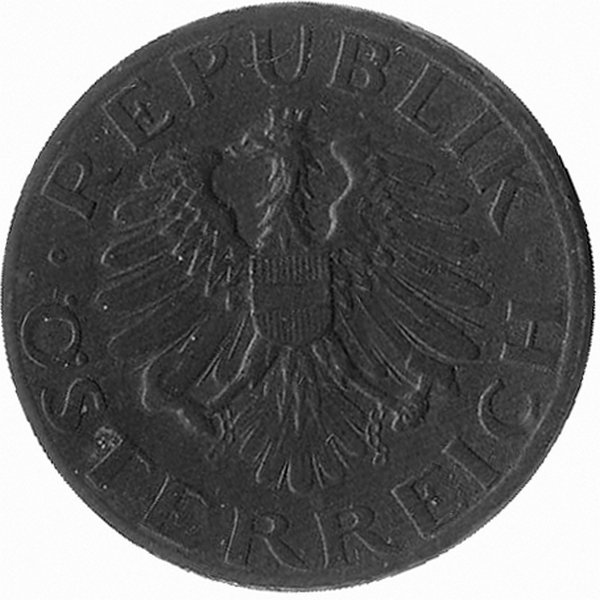 Австрия 5 грошей 1974 год