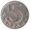 Австрия 5 грошей 1936 год