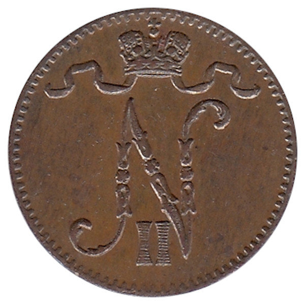 Финляндия (Великое княжество) 1 пенни 1898 год 