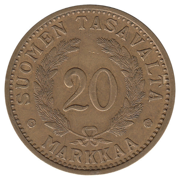 Финляндия 20 марок 1935 год 