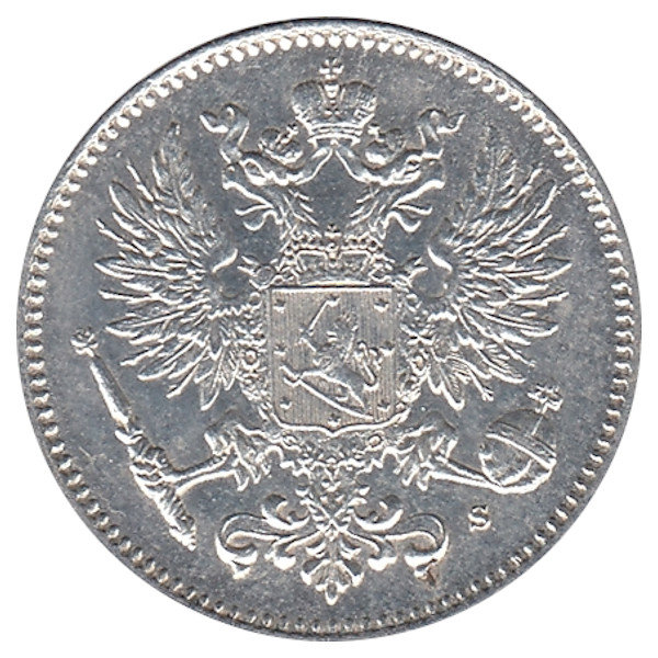 Финляндия (Великое княжество) 50 пенни 1915 год (UNC)