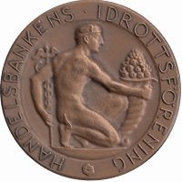Швеция настольная медаль «HANDELSBANKENS IDROTTSFÖRENING» 1960 год