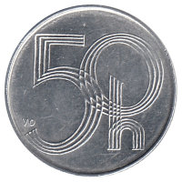 Чехия 50 геллеров 1995 год (UNC)