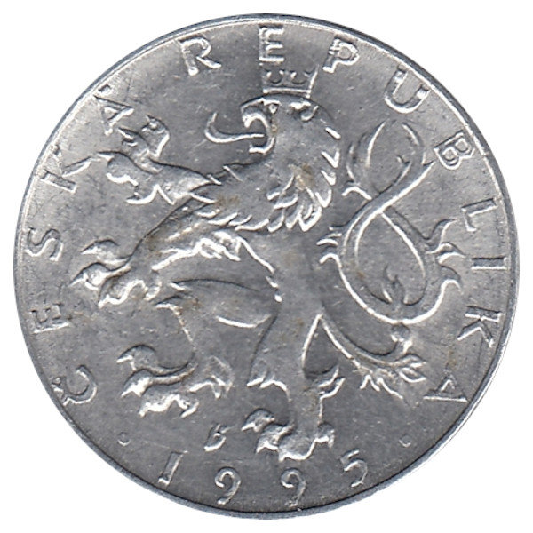 Чехия 50 геллеров 1995 год (UNC)