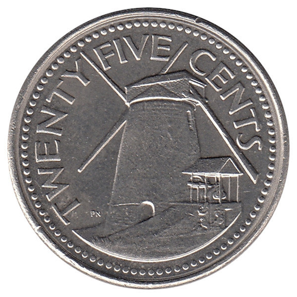 Барбадос 25 центов 1994 год