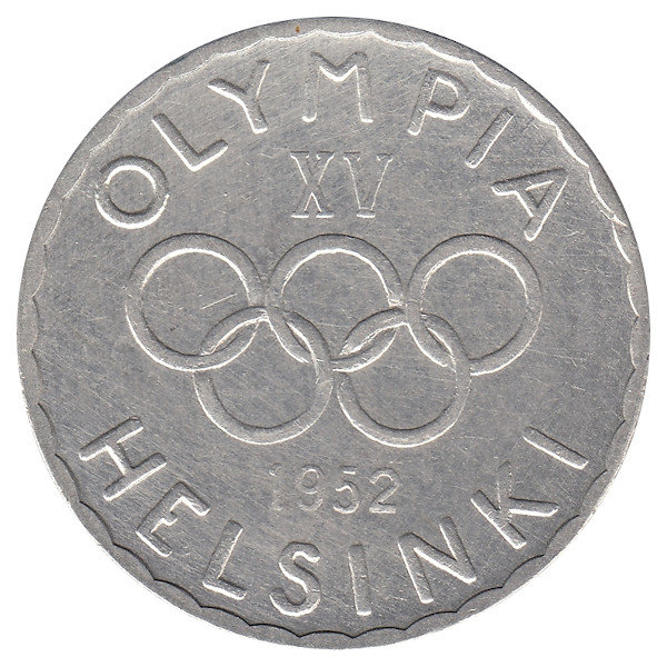 Финляндия 500 марок 1952 год (XV летние Олимпийские игры)