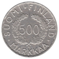 Финляндия 500 марок 1952 год 