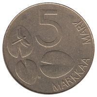 Финляндия 5 марок 2000 год