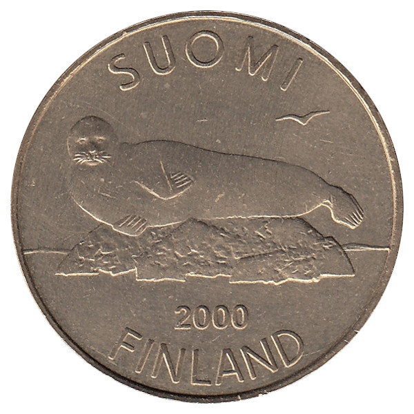 Финляндия 5 марок 2000 год